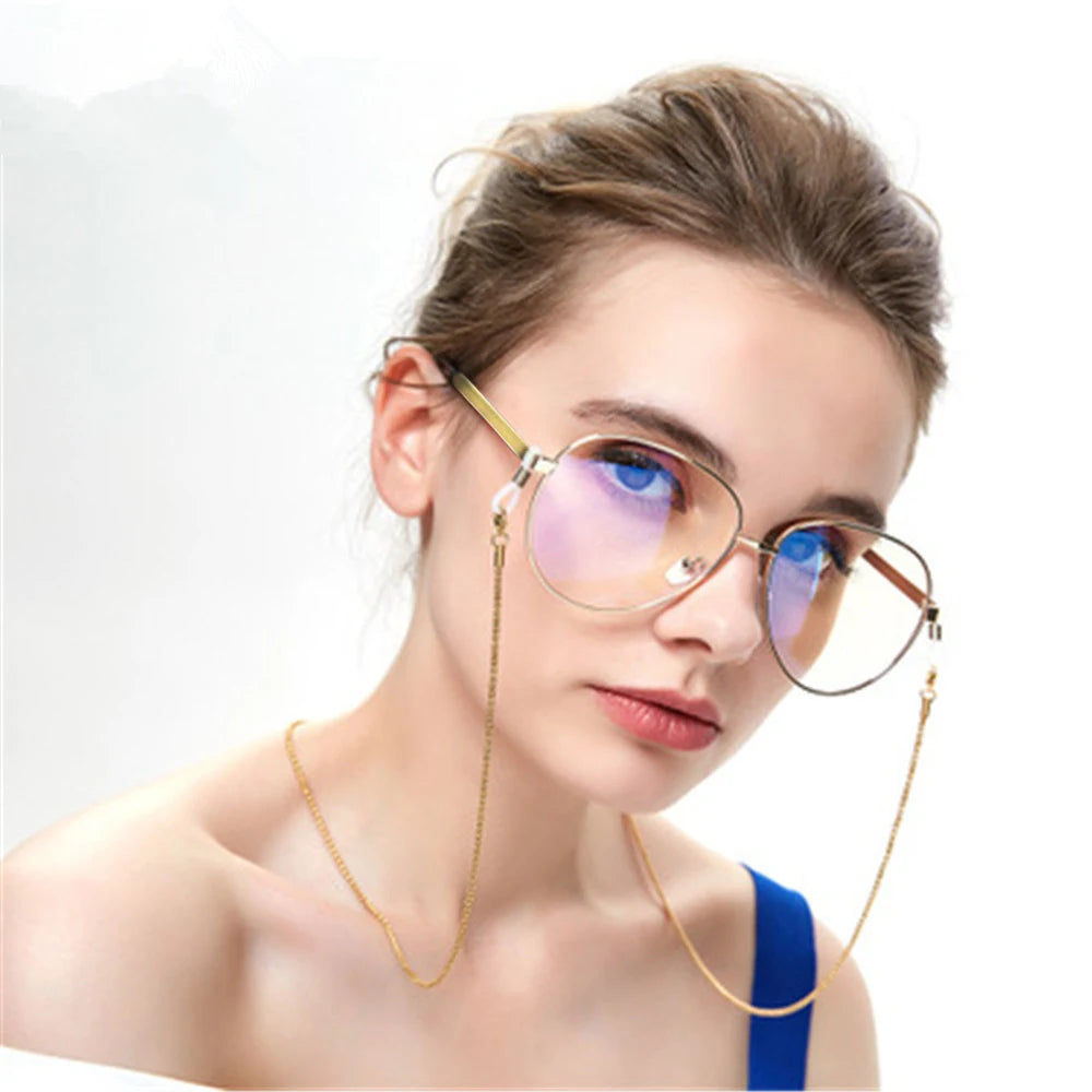 Chaîne de lunettes étoile ou perles