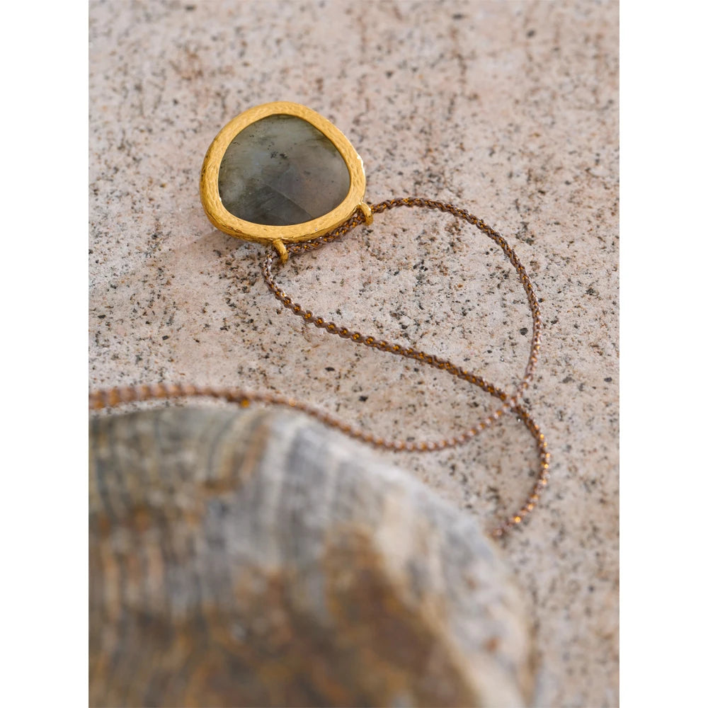 Collier pendentif agate