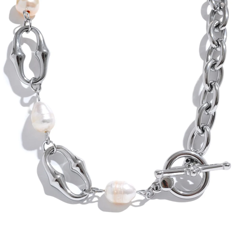 Collier maillons et perles