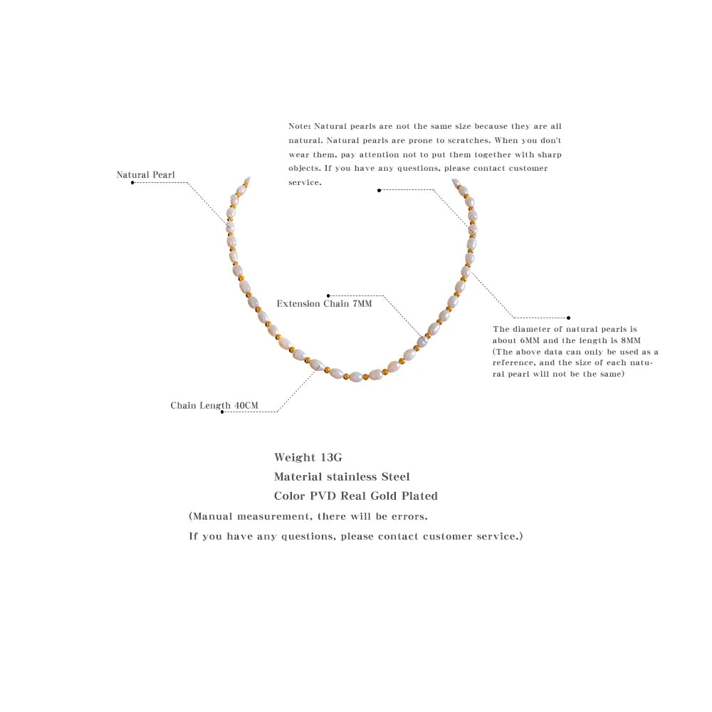 Collier perles et billes dorées