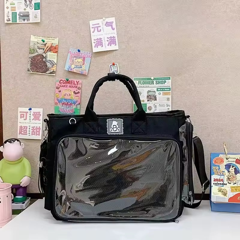 Sac à dos carré à fenêtre