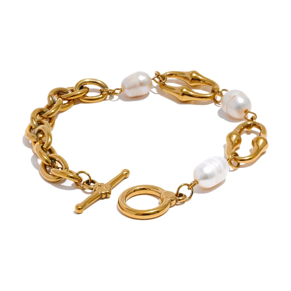 Collier maillons et perles