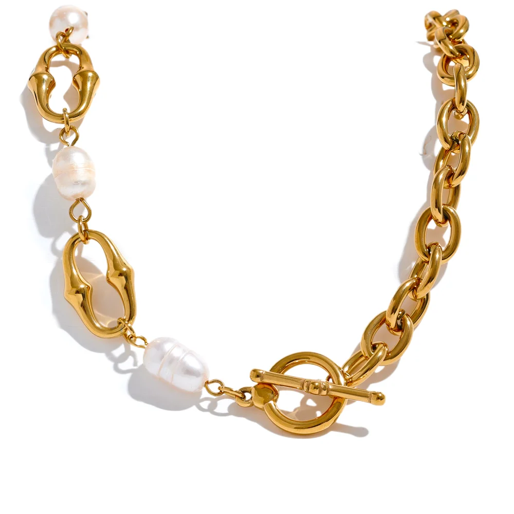 Collier maillons et perles