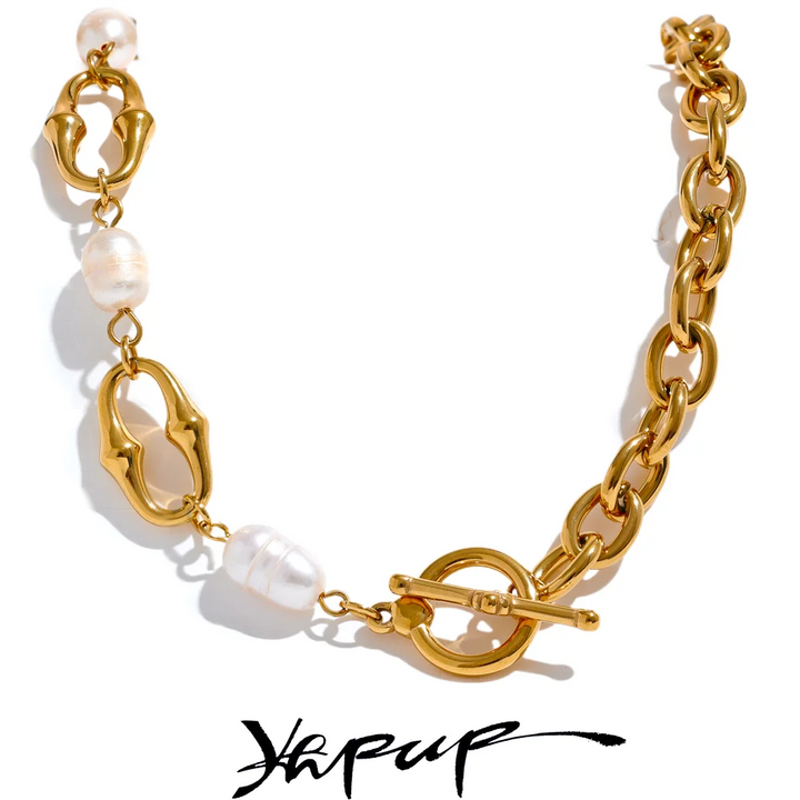 Collier maillons et perles