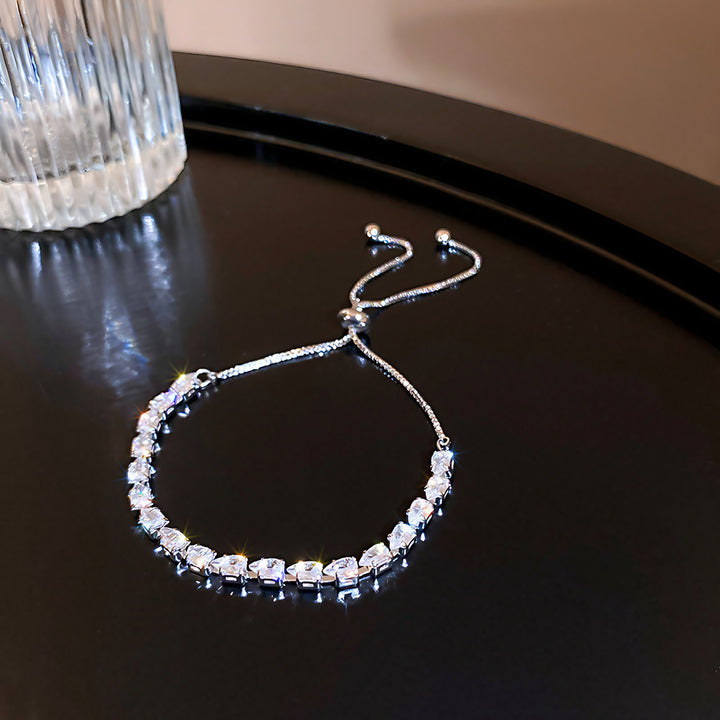 Bracelet ondulé cristal