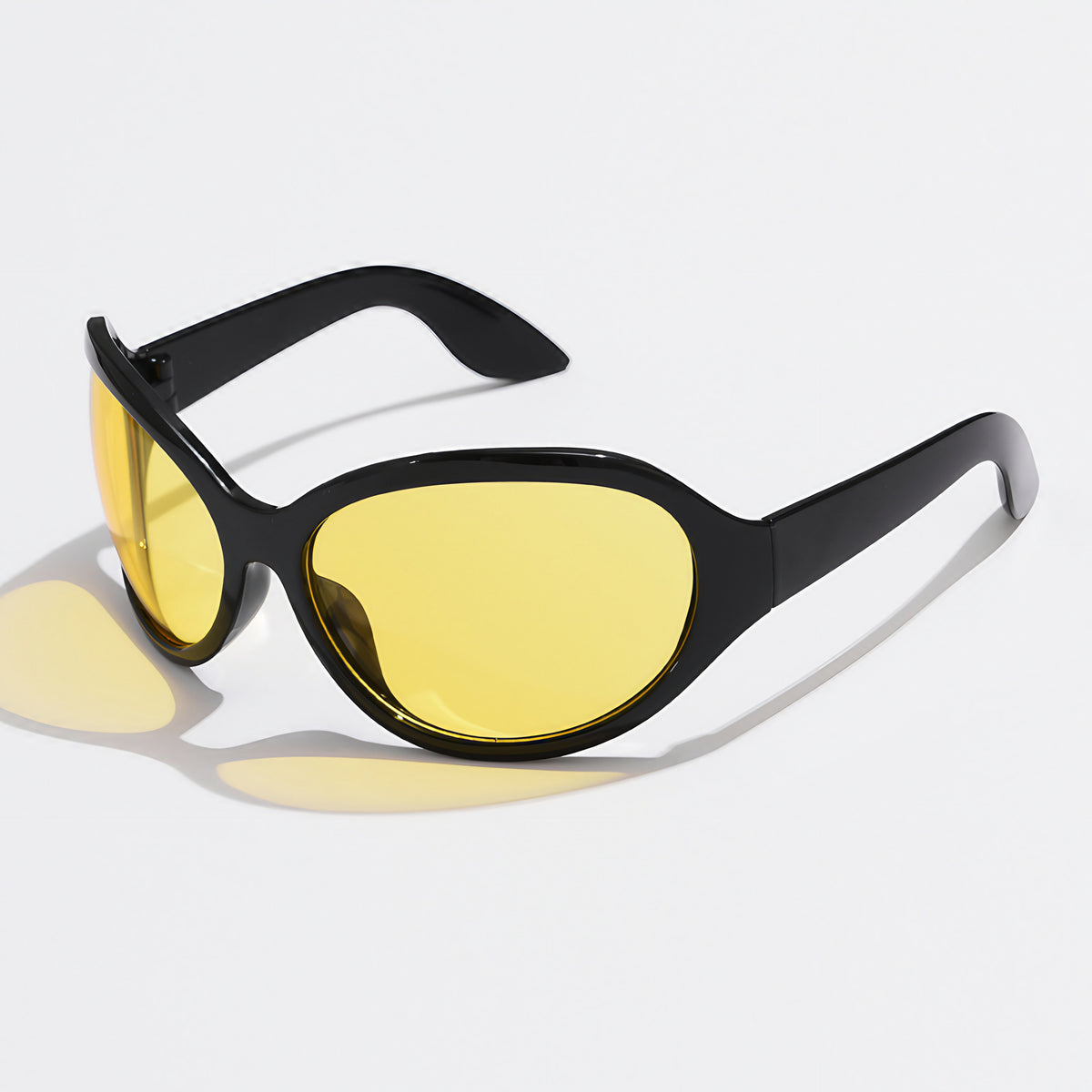 Lunettes ovales futuristes Y2K