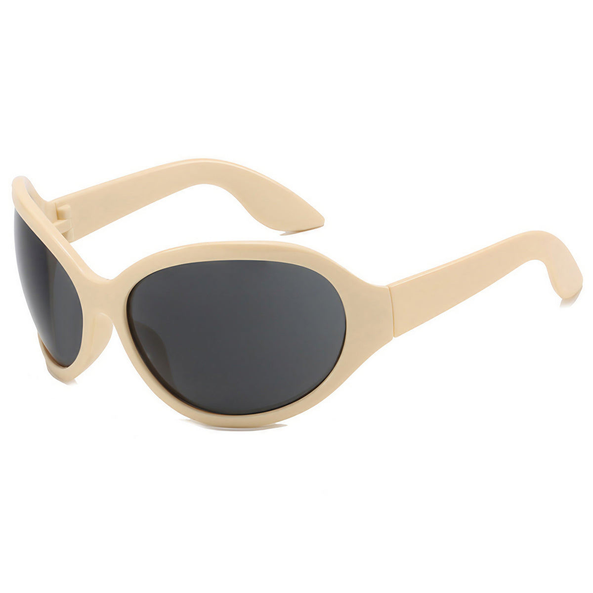 Lunettes ovales futuristes Y2K