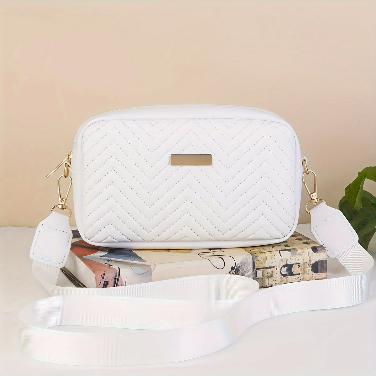 Mini sac caméra matelassé