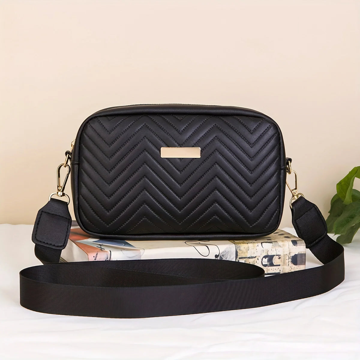 Mini sac caméra matelassé